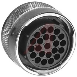 1 pcs - Souriau Circular Connector, 23 Contacts, Cable Mount, Socket, Female, IP65, UTG Series