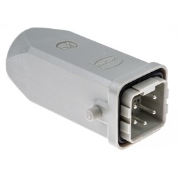 1 pcs - HARTING Quick Lock Connector Set, 4 Way, 10A, Male, Han A, 230 - 400 V
