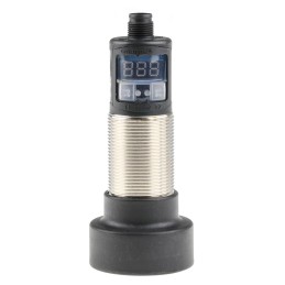 1 pcs - BALLUFF Ultrasonic Barrel-Style Proximity Sensor, M30 x 1.5, 350 - 5000 mm Detection, PNP Output, 9 - 30