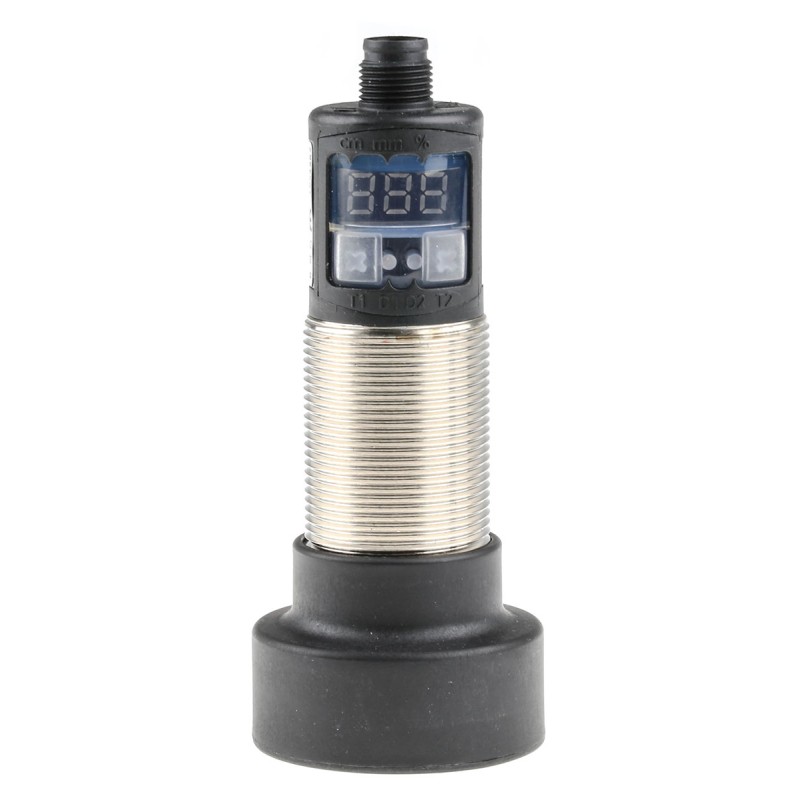 1 pcs - BALLUFF Ultrasonic Barrel-Style Proximity Sensor, M30 x 1.5, 350 - 5000 mm Detection, PNP Output, 9 - 30