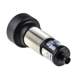 1 pcs - BALLUFF Ultrasonic Barrel-Style Proximity Sensor, M30 x 1.5, 350 - 5000 mm Detection, PNP Output, 9 - 30