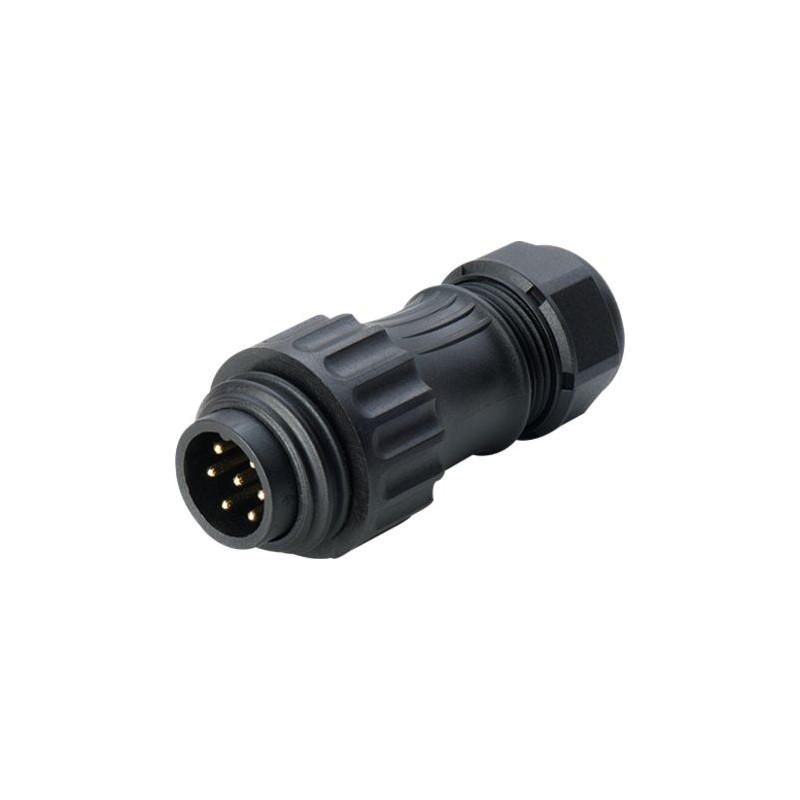 1 pcs - RS PRO Circular Connector, 7 Contacts, Cable Mount, Male, IP67