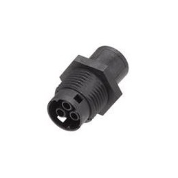 10 pcs : 1-293606-1 - Lighting Connectors 3P M-Line Skt HSG Panel Mount Unsealed