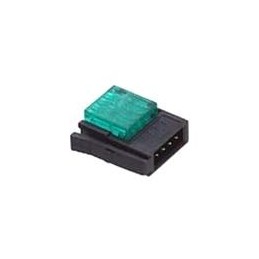 10 pcs : 37103-3163-000 FL - Automotive Connectors 371 Series Mini Clamp Plug, 3 positions, 24-26awg, Orange