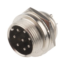 1 pcs - RS PRO Circular Connector, 8 Contacts, Cable Mount, Miniature Connector, Socket, Male