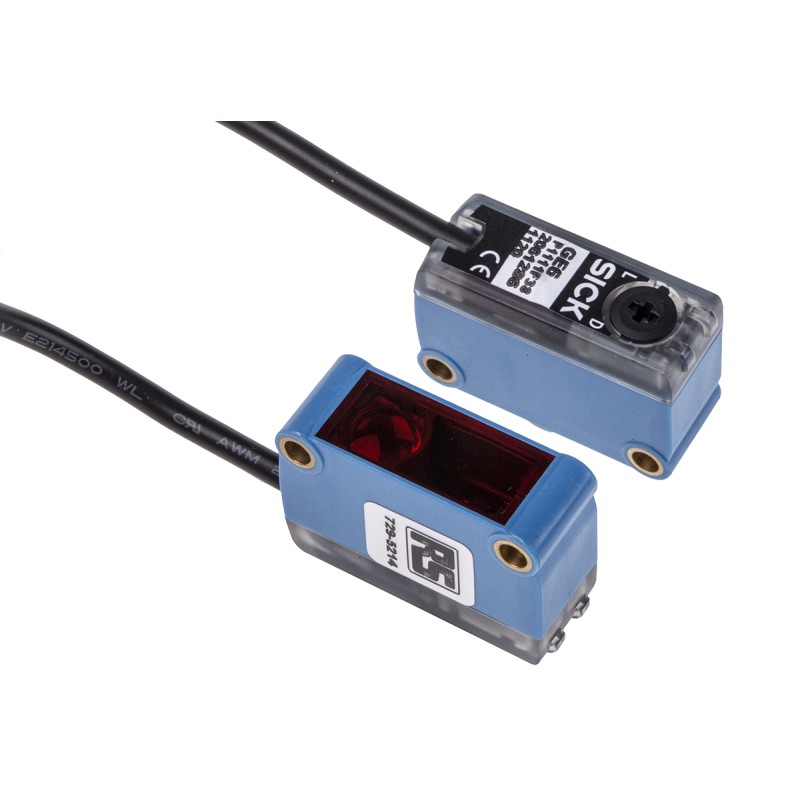 1 pcs - RS PRO Through Beam Photoelectric Sensor, Block Sensor, 15 m Detection Range