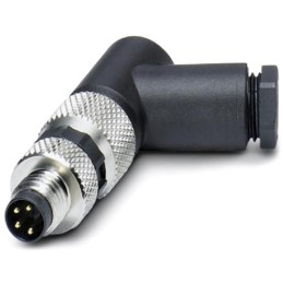 1 pcs - Phoenix Contact Circular Connector, 4 Contacts, Cable Mount, M8 Connector, Plug, Male, IP67, SACC Series