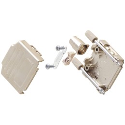 1 pcs - MH Connectors MHDPPK-T/M Series ABS D Sub Backshell, 37 Way, Strain Relief