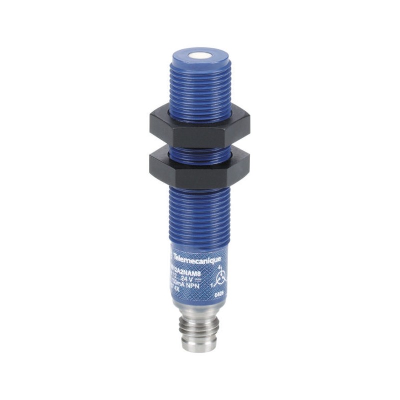 1 pcs - Telemecanique Sensors Ultrasonic Barrel-Style Proximity Sensor, M18 x 1, 50 - 500 mm Detection, PNP Output, 12