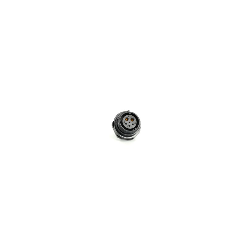 1 pcs - RS PRO Circular Connector, 6 Contacts, Panel Mount, 21 mm Connector, Socket, Female, IP68