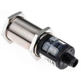1 pcs - BALLUFF Ultrasonic Barrel-Style Proximity Sensor, M30 x 1.5, 200 - 2000 mm Detection, PNP Output, 9 - 30