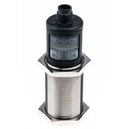 1 pcs - BALLUFF Ultrasonic Barrel-Style Proximity Sensor, M30 x 1.5, 200 - 2000 mm Detection, PNP Output, 9 - 30