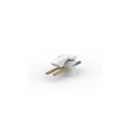 10 pcs : 3-641215-2 - Headers & Wire Housings FRICTION LCK HDR 2P Straight Post gold