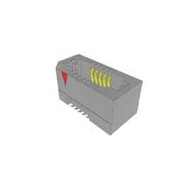 10 pcs : ERF8-005-05.0-L-DV-L-TR - Board to Board & Mezzanine Connectors 0.80 mm Edge Rate Rugged High Speed Socket, Shielded