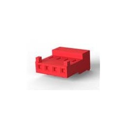 10 pcs : 3-644463-4 - Headers & Wire Housings 4P CONN ASSY 22 AWG RED