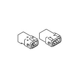 10 pcs : 1-144545-0 - Headers & Wire Housings 2 POS HSG SEAL MK IV