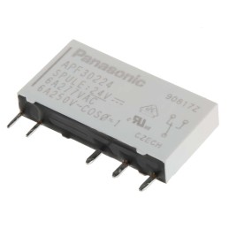 20 pcs - Panasonic PCB Mount Power Relay, 24V dc Coil, 6A Switching Current, SPDT
