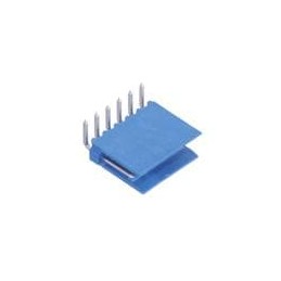 10 pcs : 281698-6 - Headers & Wire Housings HEADER R/A 6 POS HE14