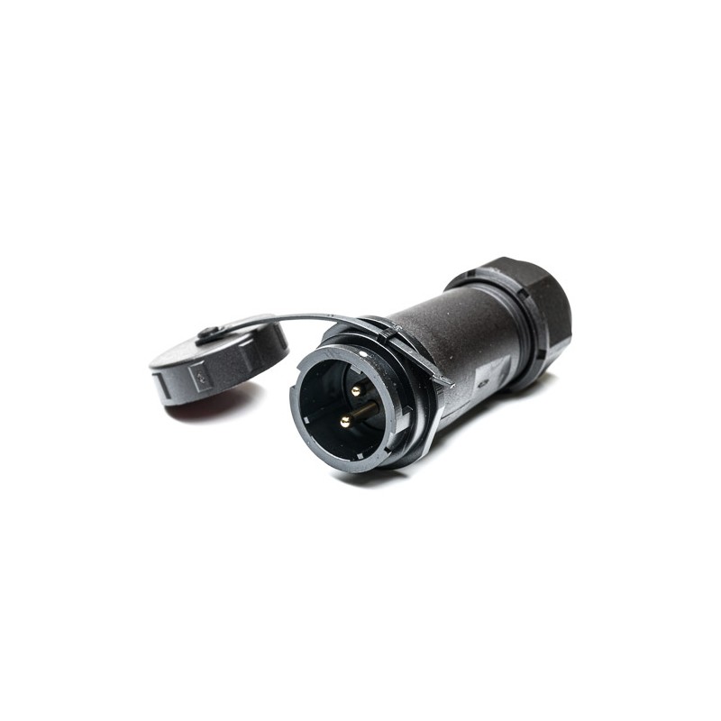1 pcs - RS PRO Circular Connector, 2 Contacts, Cable Mount, Plug, Male, IP67