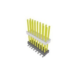 10 pcs : HW-08-12-F-D-575-SM - Board to Board & Mezzanine Connectors High Temperature Flexible Board Stacking Header, 0.100' Pit