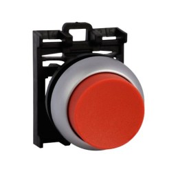 1 pcs - Eaton RMQ Titan M22 Series Red Momentary Push Button Head, 22mm Cutout, IP69K