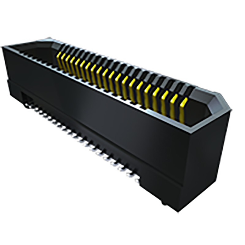 1 pcs - Samtec ASP Series Straight Surface Mount PCB Socket, 34-Contact, 2-Row, 0.8mm Pitch, SMT Termination