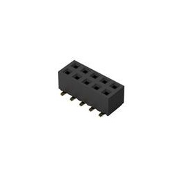 10 pcs : BG120-06-A-0-N-D - Board to Board & Mezzanine Connectors 6w, 2.54mm Pitch Socket, DIL,SMT, Vert, No Peg, GF, Tube