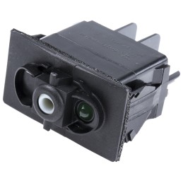 1 pcs - Carlingswitch Illuminated SPDT, Latching Rocker Switch Panel Mount