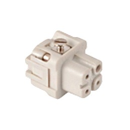 1 pcs - Molex Heavy Duty Power Connector Module, 10A, Female, 93601 Series, 3 Contacts