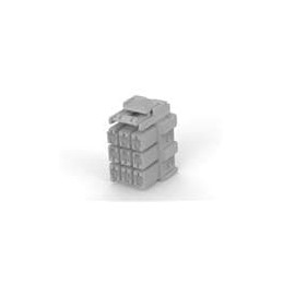 10 pcs : 5-1971876-3 - Headers & Wire Housings 3x3 plug housing lgr Key A