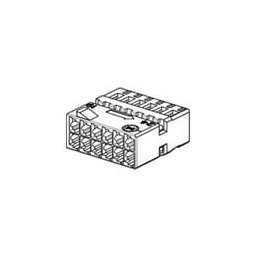 10 pcs : 2-968318-1 - Automotive Connectors MQS BU-GEH 12P GRAU