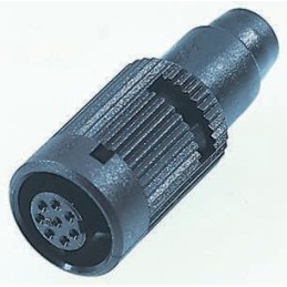 1 pcs - Binder Circular Connector, 3 Contacts, Cable Mount, Miniature Connector, Socket, Female, IP40, 678 Series