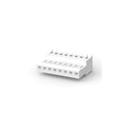10 pcs : 3-640621-8 - Headers & Wire Housings FEED THRU W/O TAB 8P white tin 24 AWG