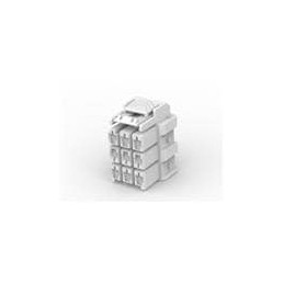 10 pcs : 1-1971876-3 - Headers & Wire Housings 3 x 3 PBT-A Plug Hsg