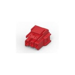 10 pcs : 6-1971773-3 - Headers & Wire Housings PTL 1X3 PLUG HSG KEY B RED