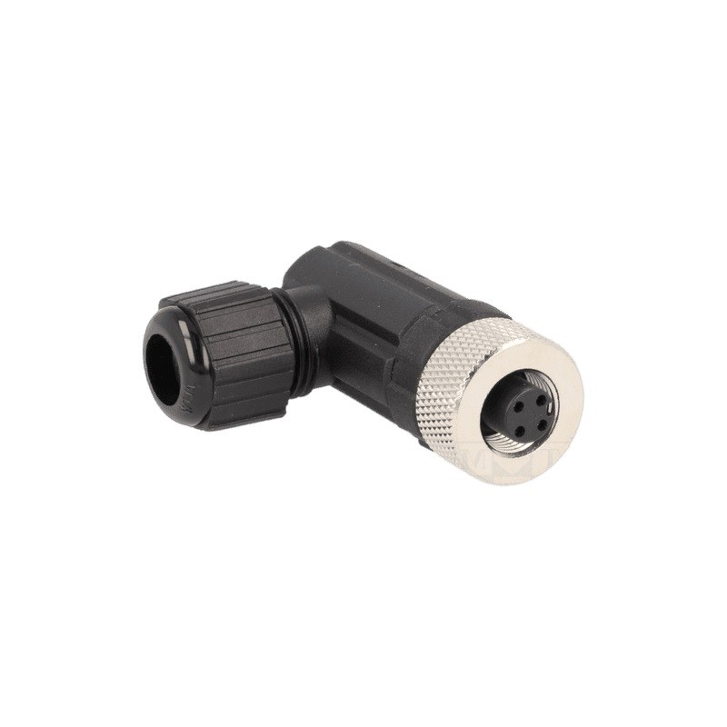 1 pcs - Amphenol Circular Connector, 4 Contacts, Cable Mount, M12 Connector, Socket, Female, IP67, M Series