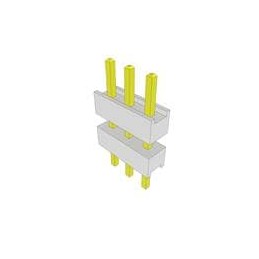 10 pcs : HW-03-08-G-S-266-132 - Board to Board & Mezzanine Connectors High Temperature Flexible Board Stacking Header, 0.100' Pi