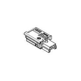 10 pcs : 1326490-3 - Automotive Connectors 4P JPT/MT3 PLUG W/LATCH GRAY