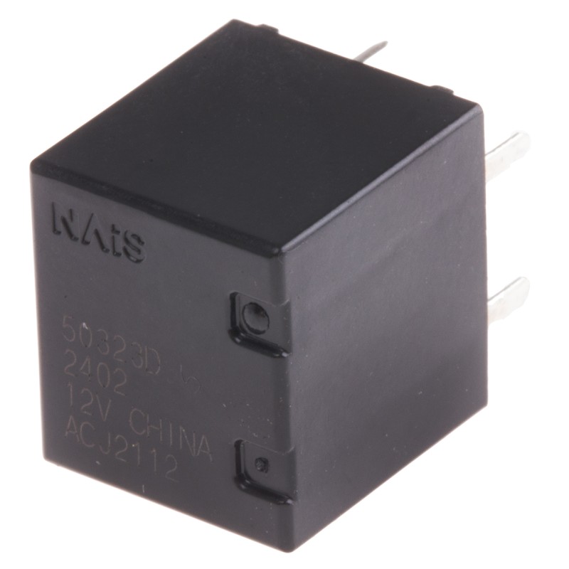 40 pcs - Panasonic PCB Mount Automotive Relay, 12V dc Coil Voltage, 20A Switching Current, DPDT