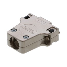 1 pcs - FCT from Molex FMK Series Die Cast Zinc D Sub Backshell, 15 Way, Strain Relief