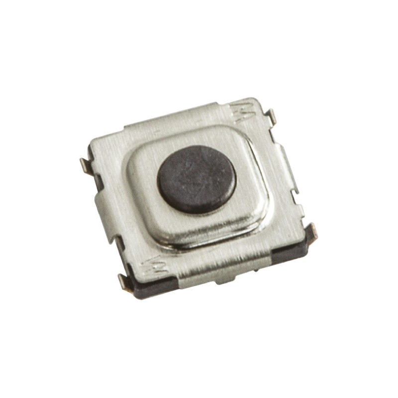 1 pcs - Black Tactile Switch, SPST 20 mA 0.3mm Surface Mount