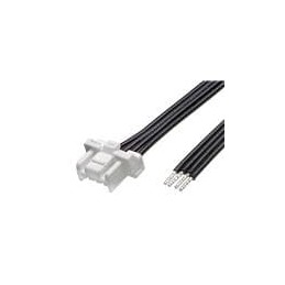 10 pcs : 221959-1043 - Rectangular Cable Assemblies CLIKMatetoPigtail (OTS) Cable Asmbly 2mm Ptch Sngl Row 300mm Lngth 4 Ckts Wh