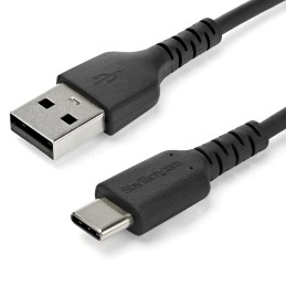 1 pcs - StarTech.com USB 2.0 Cable, Male USB A to Male USB C Rugged USB Cable, 1m