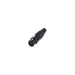 10 pcs : RC3F-B - XLR Connectors 3P FEM XLR CBL CONN BLACK/GOLD - BAG