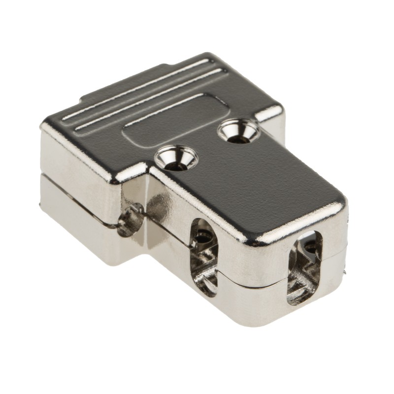 1 pcs - MH Connectors MHTRI-M Series ABS Angled, Straight D Sub Backshell, 9 Way, Strain Relief