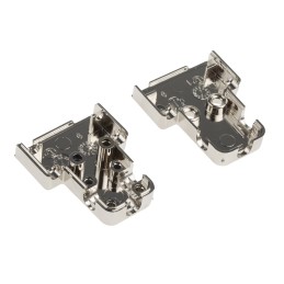 1 pcs - MH Connectors MHTRI-M Series ABS Angled, Straight D Sub Backshell, 9 Way, Strain Relief