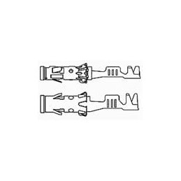 10 pcs : 962952-1 - Automotive Connectors 4MM SOCKET CONTACT