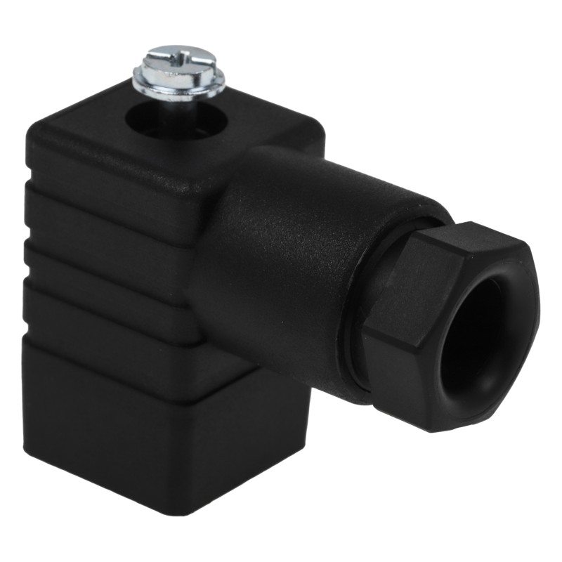 1 pcs - Hirschmann GDS 3P+E DIN 43650 C, Female Solenoid Valve Connector, 250 V ac/dc Voltage