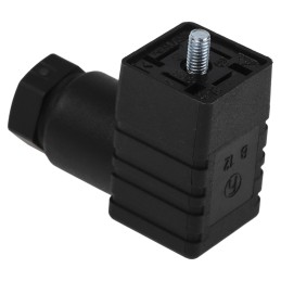 1 pcs - Hirschmann GDS 3P+E DIN 43650 C, Female Solenoid Valve Connector, 250 V ac/dc Voltage