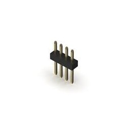 10 pcs : BC020-04-A-0200-0300-L-G - Board to Board & Mezzanine Connectors 4w, 1.0mm Pitch Pin Hdr, SIL, TH, Vert, GF, Box
